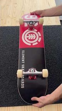 Processo de montagem de um skate street profissional completo com maple Element Skateboards