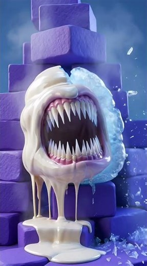 Monster vs Cube Trap 💀 Crazy 3D Animation #monster #cube