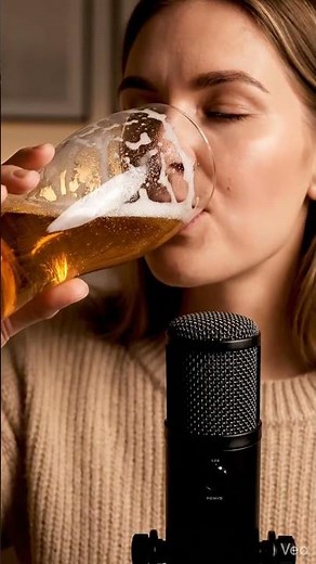 ASMR Beer Drinking 🍺 | Deep Gulping & Swallow Sounds