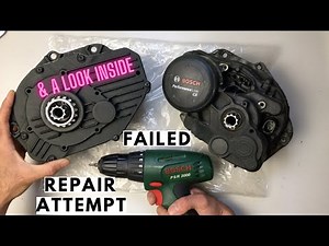 Bosch ebike mid drive motor - a look inside