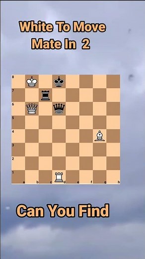 Mate In 2#chess #chesspuzzle