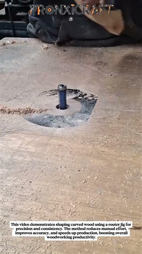 Smart Router Jig for Perfect Curves | Fast Wood Shaping Technique