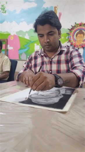 Old Man Portrait Drawing tutorial for beginners #art #portrait #pencildrawing #ytshorts #youtube