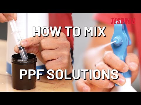 How to Mix Slip and Tack Solutions For PPF Installation