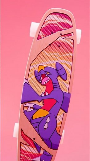 Dragonite, Tyranitar, Garchomp, and Dragapult as beautiful boards? 🛹💥 #Pokemon #PokemonCenter