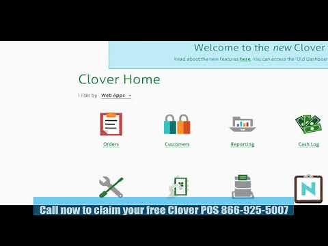 Clover Home Web Dashboard Overview - Demo of the Clover Point of Sale Dashboard