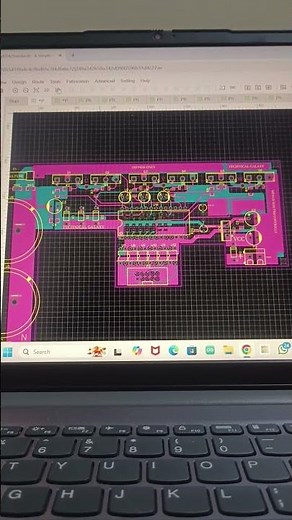 VFD PCB Design EasyEDA ⚡ | Step by Step #Shorts #electronics