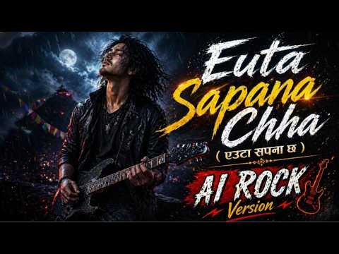 Euta Sapana Chha | AI Rock Cover Version 🎸 | New Nepali Song