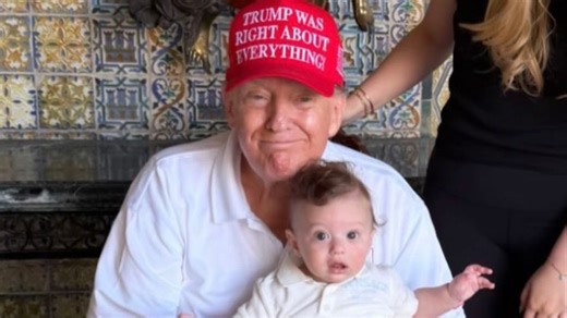 Tiffany Trump's Son Makes His Photo Debut With Donald Trump #TiffanyTrump #DonaldTrump #babydebut | Nicki Swift