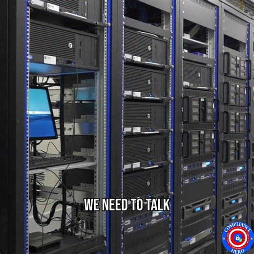 𝗬𝗼𝘂𝗿 𝗖𝗮𝗺𝗲𝗿𝗮𝘀 𝗔𝗿𝗲𝗻’𝘁 “𝗠𝗼𝗻𝗶𝘁𝗼𝗿𝗶𝗻𝗴” 𝗜𝗳 𝗡𝗼𝗯𝗼𝗱𝘆 𝗪𝗮𝘁𝗰𝗵𝗲𝘀 👀 If your “server room” is a broom closet with no lock, we need to talk! CMMC L2 means locked and watched: cams/alarms/badges logs reviewed regularly. Also protect power, cooling, cabling, backups. #DoD #InfoSec #AuditReady