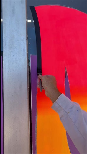 Throwback to the 80's: Happy Mother's Day Hand-Painted Window Art