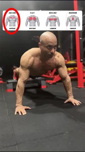 Nbbui Pro Kamal Chhetry ll India 🇮🇳ll Fitness on Instagram: "🔽Push up(Push up)4 variations of stimulation due to upper body inclination up 🔸Push-up Variations – Target Focus by Angle & Grip 💥 1. Decline Push-up (Decline Push-up) If you lift your legs, you will get more burden on your upper body and sometimes you will get a strong stimulation in your upper chest. 2. Flat Push-up When performed in a basic push-up position, it is stimulated to choose the center of the chest over the entire che