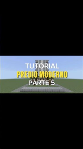 TUTORIAL PRÉDIO MODERNO parte 5 #shorts