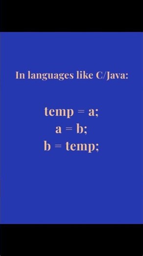 Day 3 of 100 Python Tips | Swapping in Python