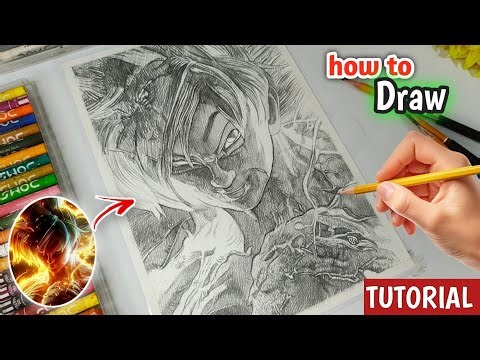 Draw Goku: Power Up Your Art | Sketch Tutorial |Animesh Art