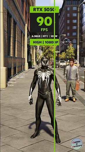 Spider-Man 2 vs RTX 5050 🔥 Graphics Comparison