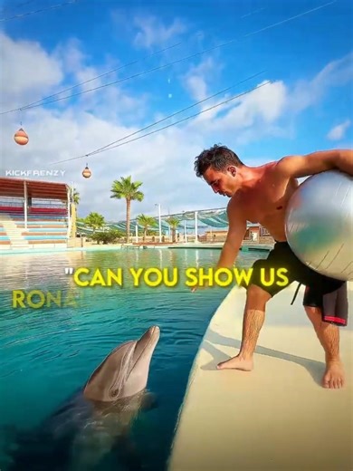 IShowSpeed LOSES to Dolphin 😭🐬 #ishowspeed #shorts #challenge #ronaldo