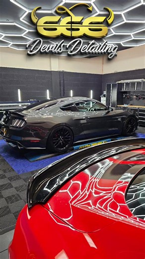 Mustang GT- Paint Enhancement Detail. Needing some paintwork bringing upto a higher standard after a vist to the body shop and now protected with a 3year Ceramic coating. #machinepolishing #ceramiccoating #ppf #detailing #mustang | 666 Devils Detailing