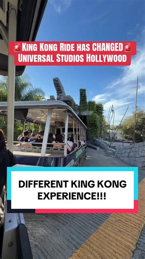 No more 3D glasses on the Studio Tour! #universalstudios #universalstudioshollywood #kingkong #studiotour #kingkongride