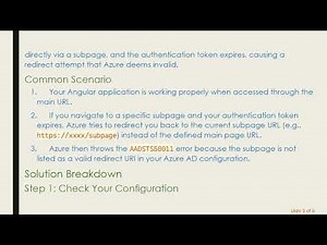 Solving the AADSTS50011 Error in Angular with MSAL Authentication