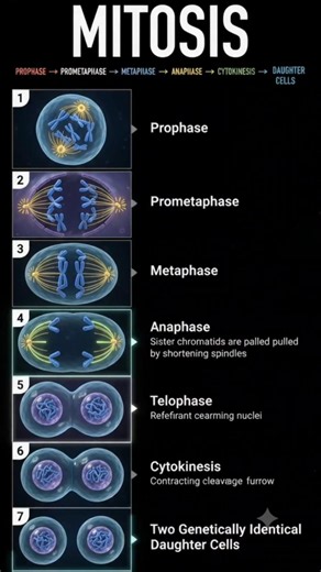 Mitosis: Cell Division Explained in 3D | Prophase to Daughter Cells