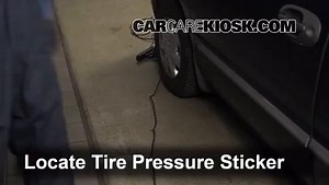 Tire Pressure for 2000 Dodge Caravan 3.0L V6