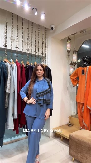 Komal Nischal on Instagram: "Effortless dressing, elevated by details. A soft, structured top with cascading ruffles and hand embellishment pairs seamlessly with comfortable straight pants. This coord set is all about relaxed sophistication and timeless appeal ✨ Kindly DM or whatsapp on +919891900639 to place order. #miabellabykomal #indowesternstyle #indowesternwear #indowestern #coordsets #fusionfashion #embellishedcoord"