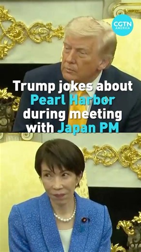 Trump jokes about Pearl Harbor during meeting with Japan PM