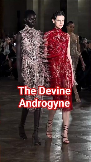 "The Devine Androgyne"design by Gaurav Gupta, Paris Haute Couture 2026 #fashionmodel #fashiontrends