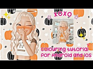 Colouring tutorial for Android and ios - zepeto!!!