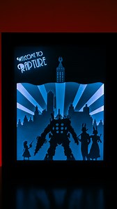 Bioshock DIY Lightbox 💡 ✂️ Do you like it? Make the same! You can find full DIY tutorial and printable templates for cutting via the link in my profile description 🔗 #Bioshock #papercraft #papercut | Dr. Papperoni