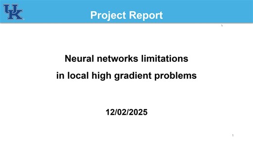 神经网络与局部高梯度问题