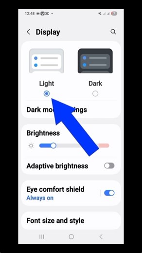 Samsung A05 Brightness Settings | Turn On Bright Mode From Dark Screen 🌞📱