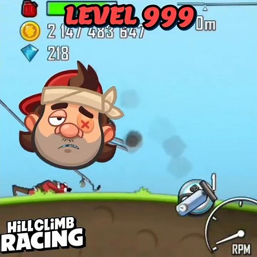 Power of CHOPPER 🔥 Hill Climb Racing #hillclimbracing #gaming #pramodhcr2