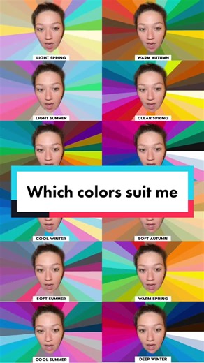 Which colors suit me best? #colortheory #coloranalysis