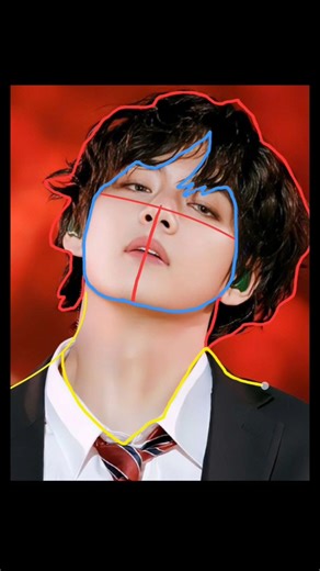 How to draw BTS V 💜 Easy step by step, handsome boy, #drawing #art #sketch #btsarmy #v #goviral