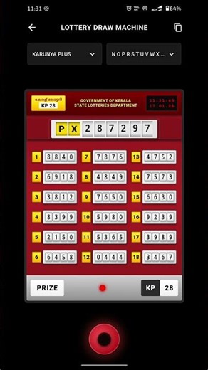 virtual draw machine in lotto