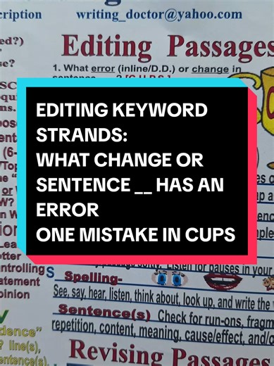 Improve Your Texas Editing Skills with CUPS Techniques