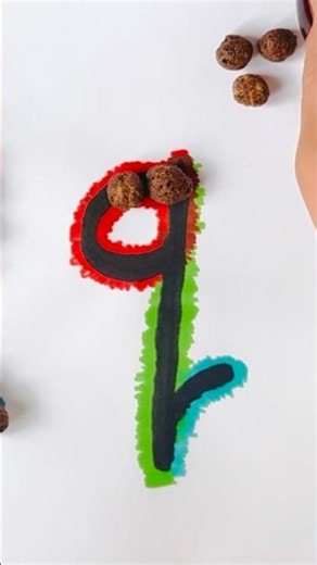 Practice Letter q with Chocolate Cereal 🍫 | Easy Kids Activity