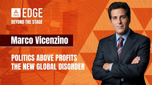 Marco Vicenzino: Politics Above Profits - The New Global Disorder | EDGE 2026