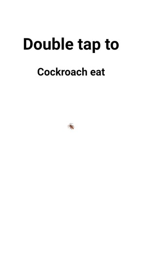 Double tap to cockroach eat 🪳😨