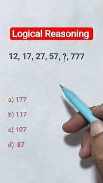 Logical Reasoning Tricks, upp, ssc gd, mts, rrb, ntpc, ssc cgl, police , kvs, chsl, Reasoning Class,
