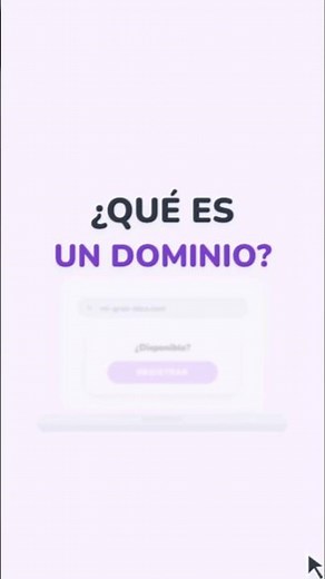 ¿Qué es realmente un DOMINIO web? 🌐 Explicación fácil #tecnologia #internet #shorts #web #tech