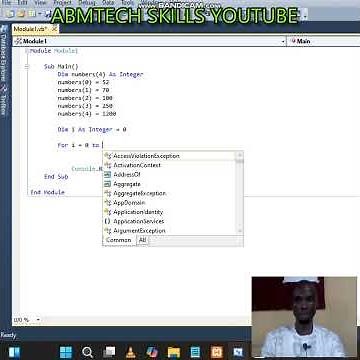 VISUAL BASIC TUTORIAL 12