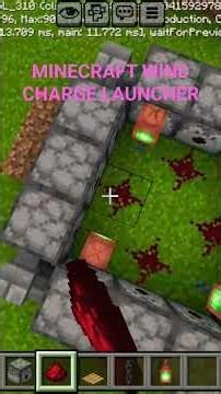 WIND CHARGE LAUNCHER #minecraft