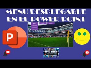 MENU DESPLEGABLE en Power Point ✅ FÁCIL y RÁPIDO✅