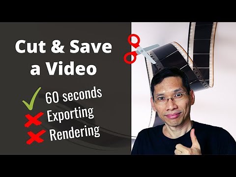 How To Trim Videos With Avidemux - No Rendering.