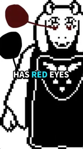 Did you know Toriel has Red Eyes in Undertale ? #undertale #deltarune #gaming