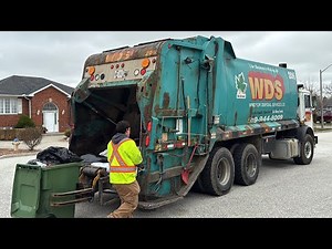 Windsor Disposal Systems Mack MRU Fanotech F-370 Rear Loader Garbage Truck with a Gripper Tipper