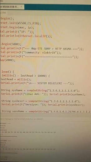 HWgSTE snmp Arduino w5500 evb pico